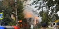 На ул. Советской в Самаре утром сгорели два расселённых дома
