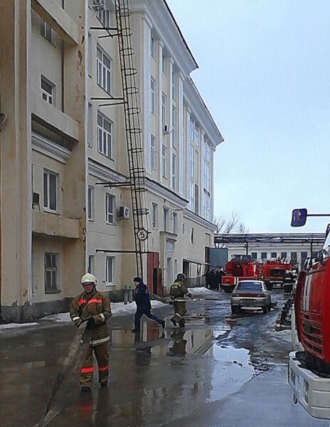 От пожара на Самарской ГРЭС пострадали два человека