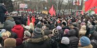 Отставки Меркушкина на воскресном митинге в Самаре потребовали две тысячи пенсионеров