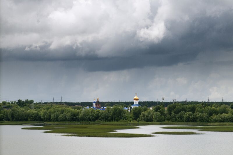 На Сызрани поставили крест