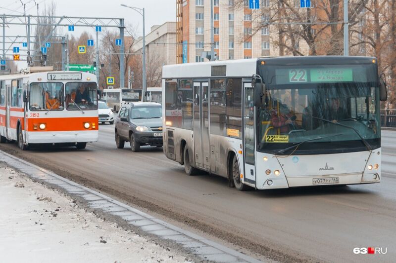 В Самаре просят сделать отдельные полосы для автобусов