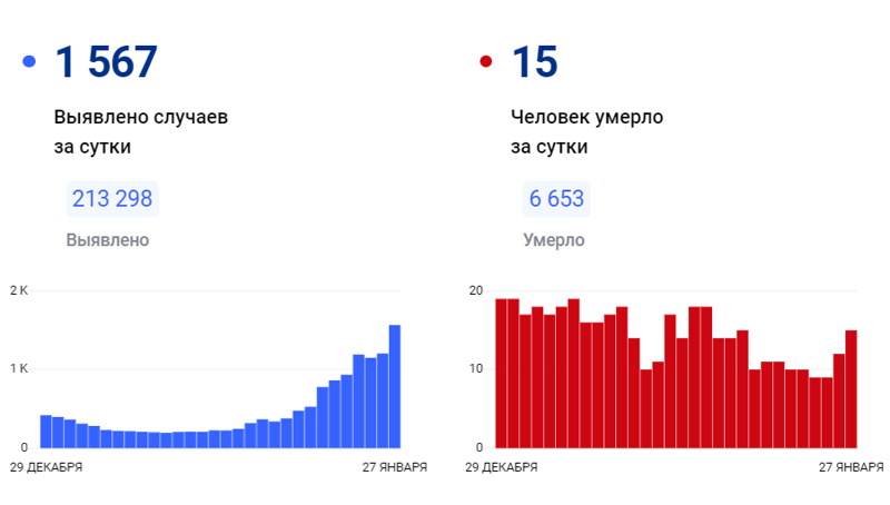 Коронавирус в Самарской области: 27 января