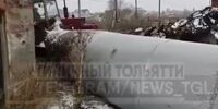 В Ставропольском районе в селе Нижнее Санчелеево рухнула водонапорная башня