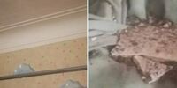 В Самаре в квартире кусок потолка упал на детскую кроватку