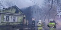 В Самаре в старом центре снова горел расселённый дом