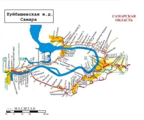 В Самарской области планируют создать первый кольцевой железнодорожный маршрут