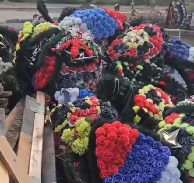 В Самарской области на кладбище ЧВК «Вагнер» убрали кресты и венки
