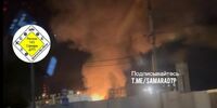 В Новокуйбышевске загорелась установка по производству пирогаза нефтехимической компании
