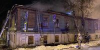 В историческом центре Самары сгорел дом