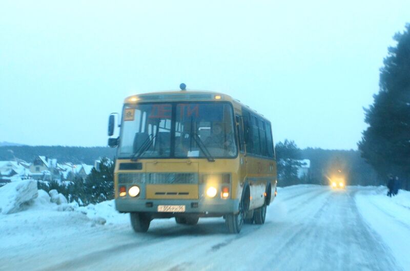В Самарской области автобус с детьми попал в ДТП