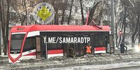 В Самаре сломался новый трамвай и остановились троллейбусы