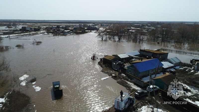 В Самарской области из-за паводка эвакуируют людей