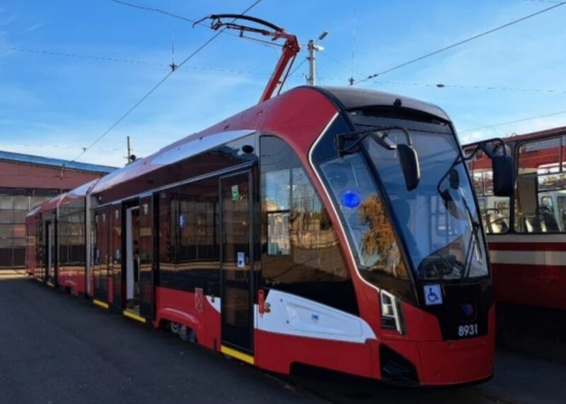 В Самару поступят три трёхсекционных трамвая «Витязь-М»