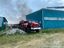 В Самарской области горит ангар площадью более 1000 кв. м