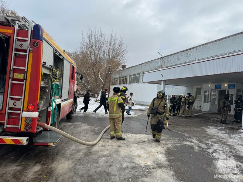 В корпусе Самарского университета на ул. Потапова произошёл пожар