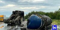 В Красноярском районе в ДТП попал нефтевоз