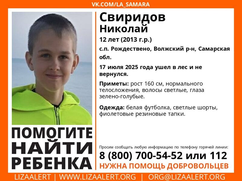 В селе Рождествено ищут пропавшего 12-летнего мальчика