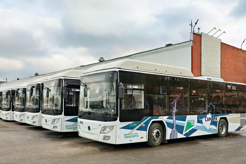 Автопарк «Самара Авто Газ» пополнился 20 новыми автобусами